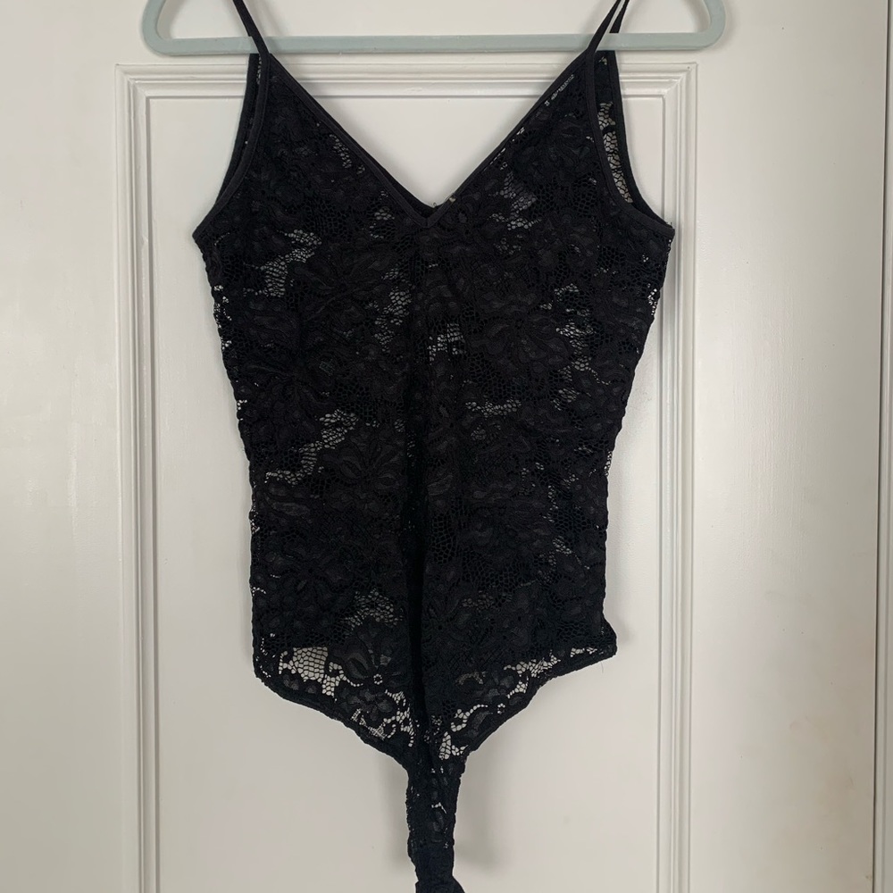Lace Bodysuit (Aqua)